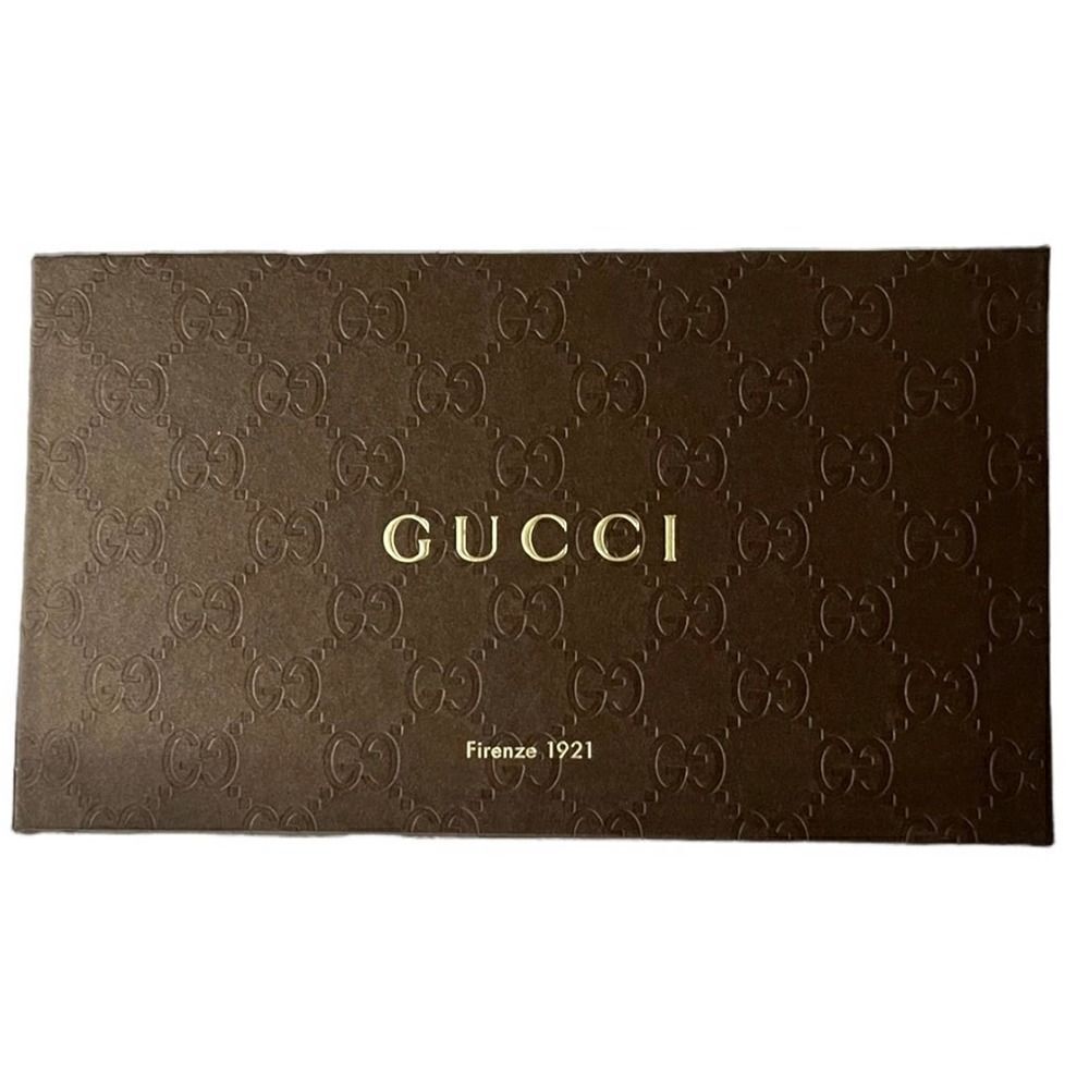 Gucci Denim Leather Trim Zip Around Wallet New - Picture 4 of 12